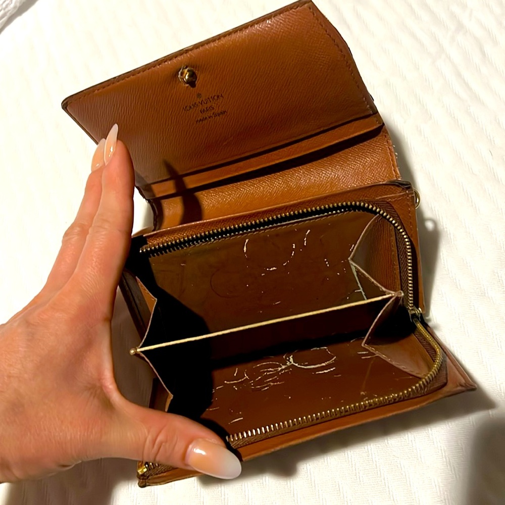 Louis Vuitton Wallet Bifold Snap Portefeiulle Tresor Brown Monogram CA0957